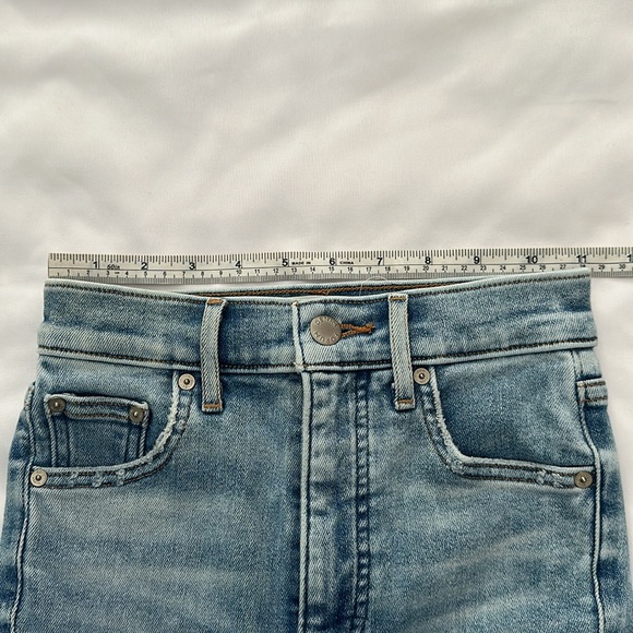 DENIM FORUM The Lola High Rise Skinny Crop Jeans Size 23 - Picture 11 of 13